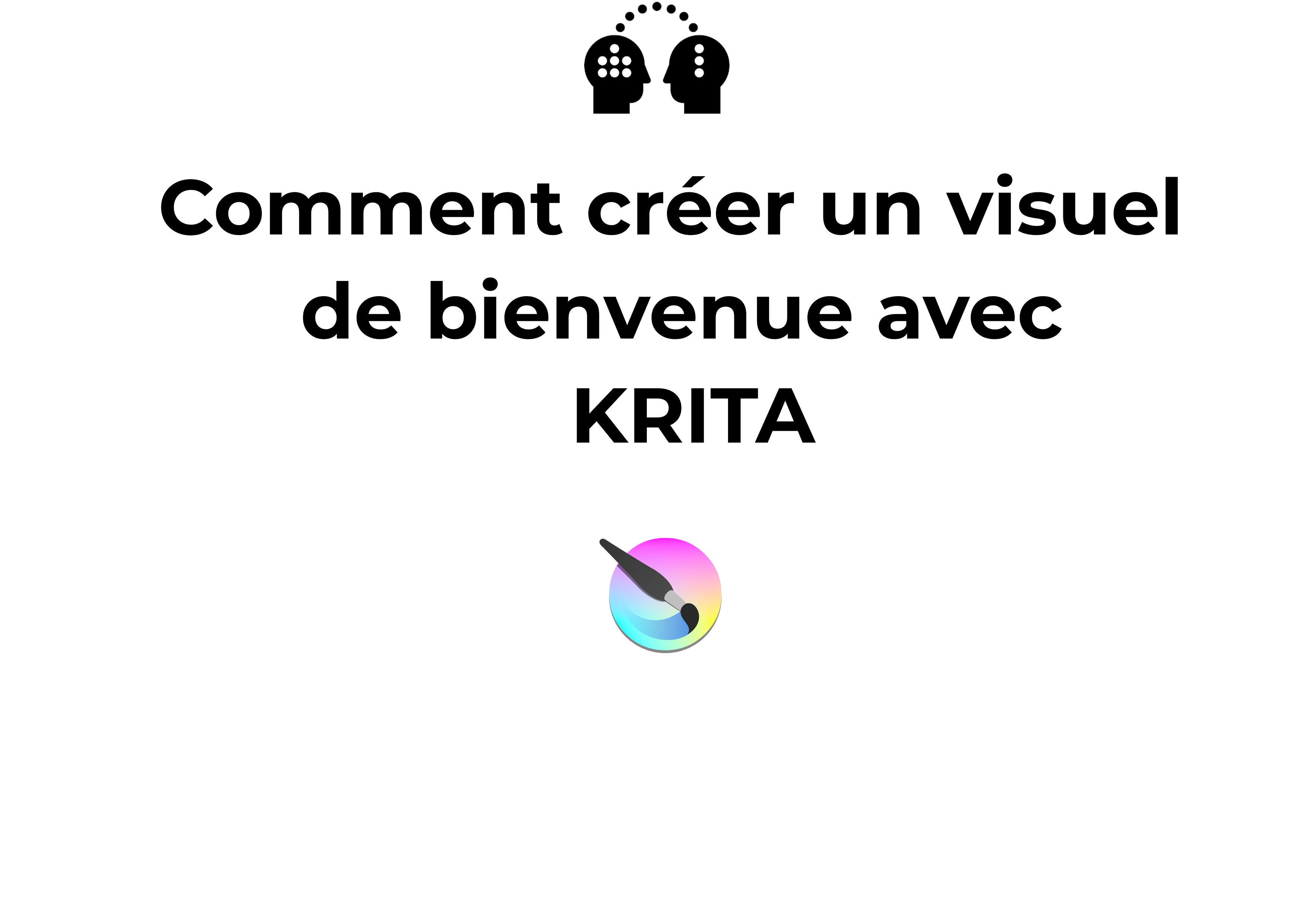 Comment créer un visuel de Bienvenue avec KRITA - Cover Image